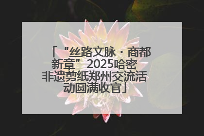 “丝路文脉・商都新章”2025哈密非遗剪纸郑州交流活动圆满收官