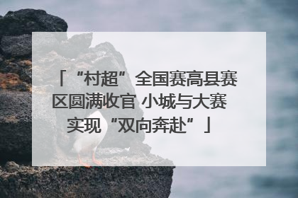 “村超”全国赛高县赛区圆满收官 小城与大赛实现“双向奔赴”