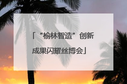 “榆林智造”创新成果闪耀丝博会
