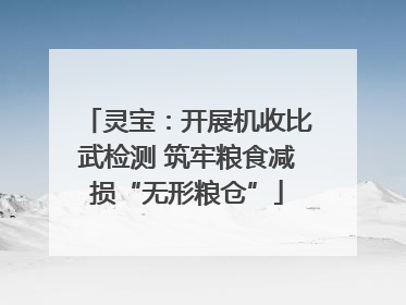 灵宝：开展机收比武检测 筑牢粮食减损“无形粮仓”