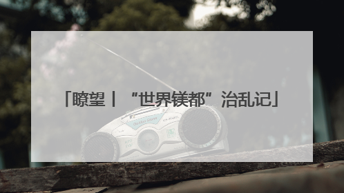 瞭望丨“世界镁都”治乱记