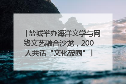 盐城举办海洋文学与网络文艺融合沙龙，200人共话“文化破圈”