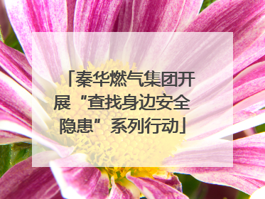 秦华燃气集团开展“查找身边安全隐患”系列行动