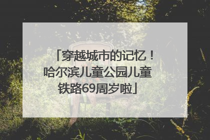 穿越城市的记忆！哈尔滨儿童公园儿童铁路69周岁啦