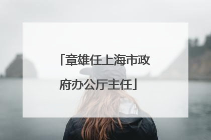 章雄任上海市政府办公厅主任