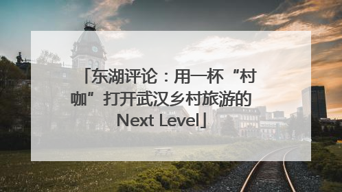 东湖评论：用一杯“村咖”打开武汉乡村旅游的Next Level