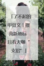 了不起的甲骨文丨擦亮新地标 且看大咖“支招”