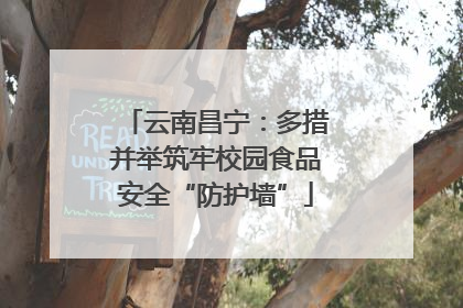 云南昌宁：多措并举筑牢校园食品安全“防护墙”