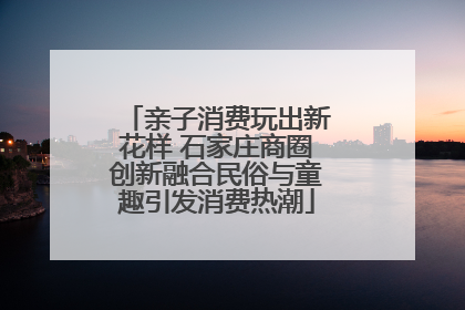 亲子消费玩出新花样 石家庄商圈创新融合民俗与童趣引发消费热潮