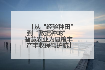 从“经验种田”到“数据种地” 智慧农业为夏粮丰产丰收保驾护航
