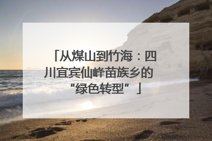 从煤山到竹海：四川宜宾仙峰苗族乡的“绿色转型”