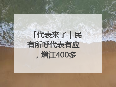 代表来了｜民有所呼代表有应，增江400多年古码头焕新