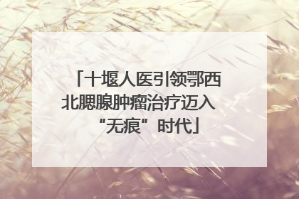 十堰人医引领鄂西北腮腺肿瘤治疗迈入“无痕”时代