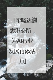 华曦达递表港交所，为AI行业发展再添活力