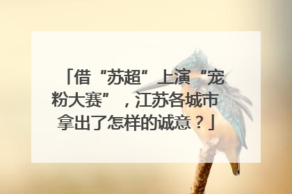 借“苏超”上演“宠粉大赛”，江苏各城市拿出了怎样的诚意？