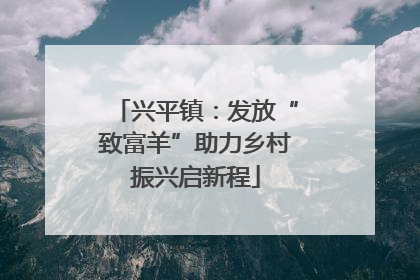 兴平镇：发放“致富羊”助力乡村振兴启新程