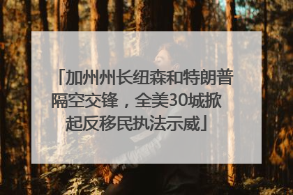 加州州长纽森和特朗普隔空交锋，全美30城掀起反移民执法示威