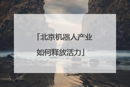 北京机器人产业如何释放活力