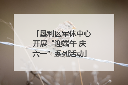 垦利区军休中心开展“迎端午 庆六一”系列活动