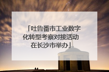 吐鲁番市工业数字化转型考察对接活动在长沙市举办