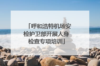 呼和浩特机场安检护卫部开展人身检查专项培训