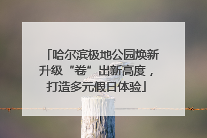 哈尔滨极地公园焕新升级“卷”出新高度，打造多元假日体验