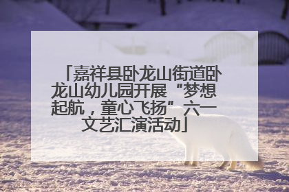 嘉祥县卧龙山街道卧龙山幼儿园开展“梦想起航，童心飞扬”六一文艺汇演活动