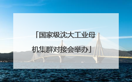 国家级沈大工业母机集群对接会举办