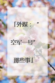 外媒：“空军一号”那些事