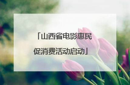 山西省电影惠民促消费活动启动