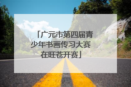 广元市第四届青少年书画传习大赛在旺苍开赛