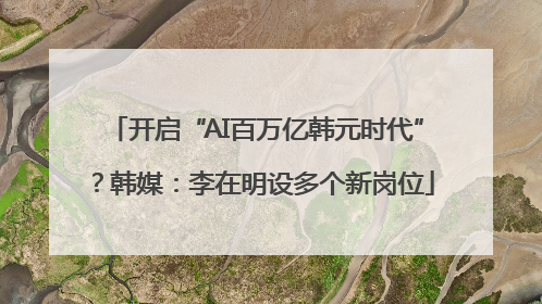 开启“AI百万亿韩元时代”？韩媒：李在明设多个新岗位