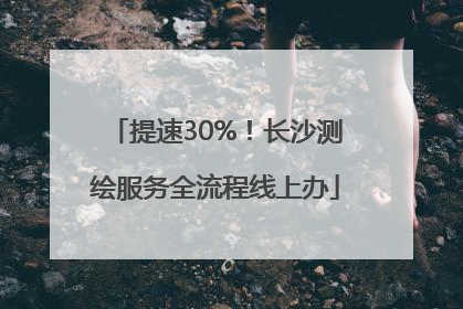 提速30%！长沙测绘服务全流程线上办