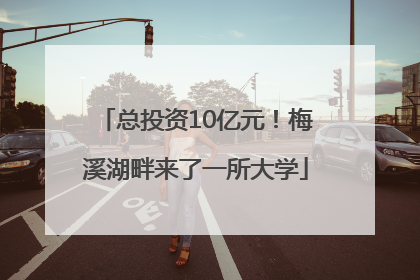 总投资10亿元！梅溪湖畔来了一所大学