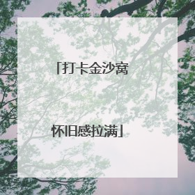 打卡金沙窝 怀旧感拉满