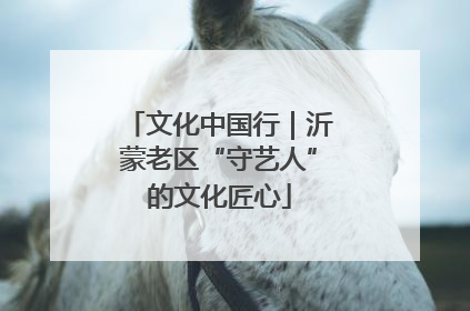 文化中国行｜沂蒙老区“守艺人”的文化匠心