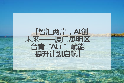 智汇两岸，AI创未来——厦门思明区台青“AI+”赋能提升计划启航