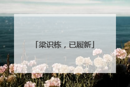 梁识栋，已履新