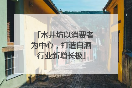 水井坊以消费者为中心，打造白酒行业新增长极