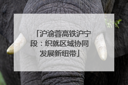 沪渝蓉高铁沪宁段：织就区域协同发展新纽带