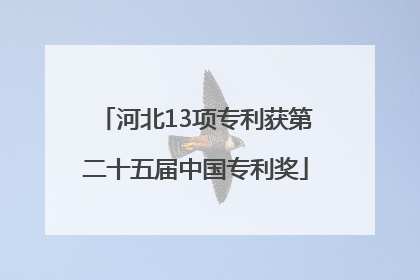 河北13项专利获第二十五届中国专利奖