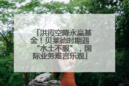 洪霞空降永赢基金！贝莱德时期遇“水土不服”，国际业务难言乐观