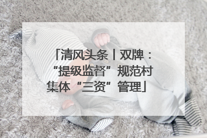 清风头条丨双牌：“提级监督”规范村集体“三资”管理