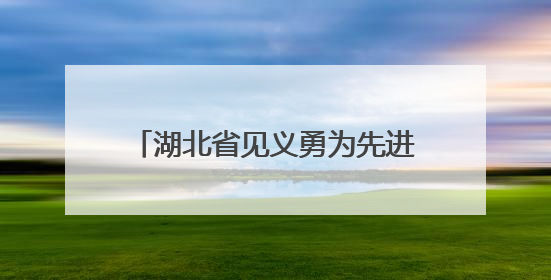 湖北省见义勇为先进陈伟：逆火而行伸援手，平凡之躯亦英雄