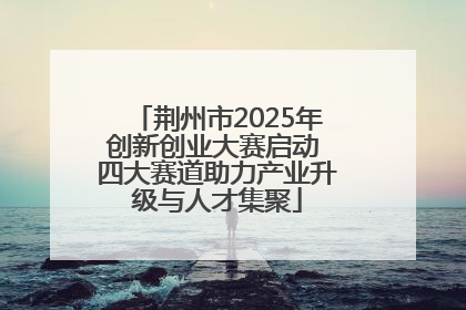 荆州市2025年创新创业大赛启动 四大赛道助力产业升级与人才集聚