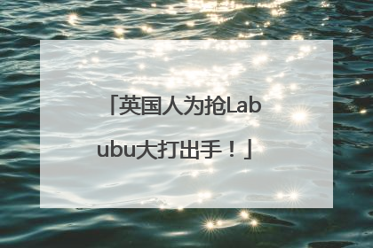 英国人为抢Labubu大打出手！