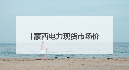 蒙西电力现货市场价格连续4个月下降