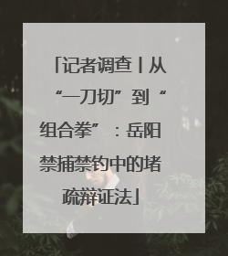 记者调查丨从“一刀切”到“组合拳”：岳阳禁捕禁钓中的堵疏辩证法