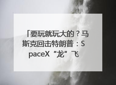 要玩就玩大的？马斯克回击特朗普：SpaceX“龙”飞船将立即退役！