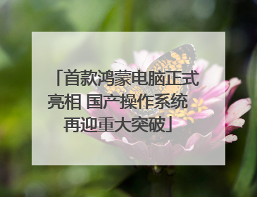 首款鸿蒙电脑正式亮相 国产操作系统再迎重大突破
